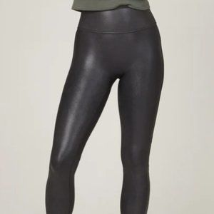 SPANX Black Faux Leather Leggings